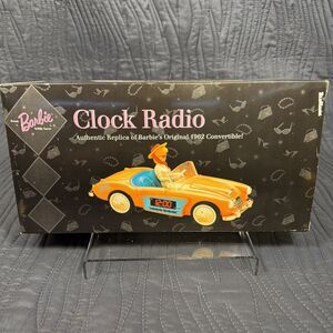 Vintage 1996 Barbie 1962 Convertible Clock Radio AM/FM Soundtrax Mattel Box NRFB